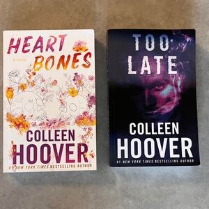 Colleen Hoover Book Pair - Heart Bones & Too Late